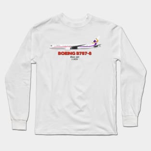 Boeing B787-8 - Deer Jet Long Sleeve T-Shirt